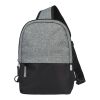Reclaim GRS recycled two-tone sling 3.5L Standard | Solid black-Heather grey | No Branding | not available | not available | not available