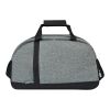 Reclaim GRS recycled two-tone sport duffel bag 21L Standard | Solid black-Heather grey | No Branding | not available | not available | not available