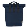 Joey 15” GRS recycled canvas rolltop laptop backpack 15L Standard | Deep blue | No Branding | not available | not available | not available