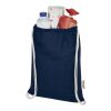 Oregon 140 g/m² GRS recycled cotton drawstring bag Standard | Navy | not available | No Branding | not available | not available | not available