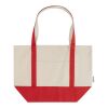 Sam 320 g/m² GRS recycled cotton tote bag Standard | Red-Natural | No Branding | not available | not available | not available