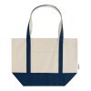 Sam 320 g/m² GRS recycled cotton tote bag Standard | Navy-Natural | not available | No Branding | not available | not available | not available