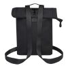 Turner 15.6" GRS recycled roll-top laptop backpack 12L Standard | Black | No Branding | not available | not available