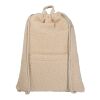 Bear GRS recycled sherpa drawstring backpack 9L Natural | No Branding | not available | not available