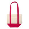 Sam 320 g/m² GRS recycled mini cotton tote bag Standard | Red-Natural | No Branding | not available | not available | not available