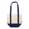 Sam 320 g/m² GRS recycled mini cotton tote bag Standard | Navy-Natural | No Branding | not available | not available | not available