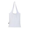 Madras Blend 140 g/m² GRS recycled foldable cotton tote bag 7L White