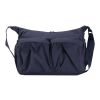 Calli 13" GRS recycled nylon laptop messenger bag Navy