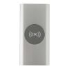 Juice 8000 mAh Type-C recycled aluminium wireless power bank Standard | Silver | not available | No Branding | not available | not available