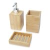 Hedon 3-piece bamboo bathroom set Standard | Natural | No Branding | not available | not available