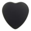 Blissful heart-shaped tin candle with vanilla aroma Standard | Solid black | No Branding | not available | not available