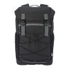 Aqua 15.6" GRS recycled water resistant laptop backpack 23L Standard | Solid black | No Branding | not available | not available | not available