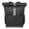 Aqua 15" GRS recycled water resistant roll-top bike bag 20L Standard | Solid black | No Branding | not available | not available | not available