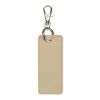 Resi Plus GRS recycled rectangle charm keychain Standard | Oatmeal | No Branding | not available | not available