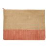 Rhythm straw paper zipped pouch 3L Brick
