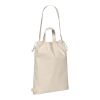 Halfar drawstring tote bag ORGANIC light grey | Without Branding