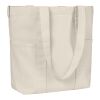 Halfar wellness shopper bag ORGANIC light grey | Without Branding