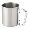 Alps 200 ml insulated mug with carabiner Standard | Silver | No Branding | not available | not available
