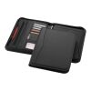 Ebony A4 zippered portfolio Standard | Solid black | Not applicable | No Branding | not available | not available