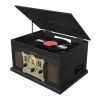Prixton Century vinyl turntable and music player Solid black | No Branding