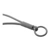 Tubyard lanyard with elastic tube Grey | No Branding | not available | not available
