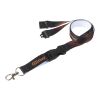 Balta sublimation lanyard - double side Solid black-White | 10mm | No Branding | not available | not available