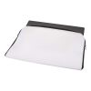Mila 17" sublimation laptop sleeve  Solid black-White | Not applicable | No Branding | not available | not available