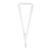 Neve sublimation lanyard with loop White | 20mm | No Branding | not available | not available