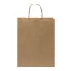 Kraft 80 g/m2 paper bag with twisted handles - medium Kraft brown | not available | No Branding | not available | not available