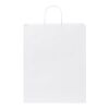 Kraft 80-90 g/m2 paper bag with twisted handles - large white | No Branding | not available | not available