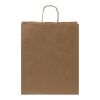 Kraft 80-90 g/m2 paper bag with twisted handles - large Kraft brown | not available | No Branding | not available | not available