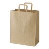 Kraft 80-90 g/m2 paper bag with flat handles - 32 x 17 x 39 cm Kraft brown | No Branding | not available | not available