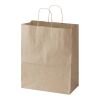 Kraft 80-90 g/m2 paper bag with twisted handles - 25 x 15 x 32 cm Kraft brown | No Branding | not available | not available