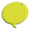 RFX™ callout reflective PVC hanger Neon yellow | No Branding | not available | not available