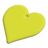 RFX™ heart reflective PVC hanger Neon yellow | Not applicable | No Branding | not available | not available