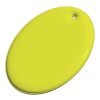 RFX™ oval reflective PVC hanger Neon yellow | not available | No Branding | not available | not available