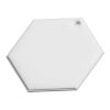 RFX™ H-12 hexagon lightweight reflective PVC hanger white | No Branding | not available | not available
