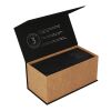 SCX.design W17 10W light-up logo wireless charging pad with pen holder Wood-Solid black | No Branding | not available | not available