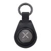 SCX.design A12 round smart tag with keychain Solid black