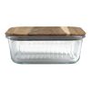 Citizen Green Purlunch 1000 ml borosilicate glass lunch box White