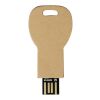 Key-shaped recycled paper USB 2.0 Kraft brown | No Branding | not available | not available | 1 GB