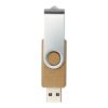 Rotate recycled paper USB 2.0 Kraft brown | No Branding | not available | not available | 1 GB