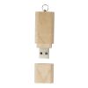Wooden USB 2.0 with keyring Light brown | No Branding | not available | not available | 2 GB