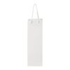 Handmade 170 g/m2 integra paper wine bottle bag with plastic handles white | No Branding | not available | not available