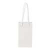 Handmade 170 g/m2 integra paper bag with plastic handles - small white | No Branding | not available | not available