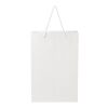 Handmade 170 g/m2 integra paper bag with plastic handles - large white | No Branding | not available | not available