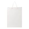 Handmade 170 g/m2 integra paper bag with plastic handles - X large white | No Branding | not available | not available