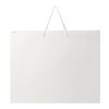 Handmade 170 g/m2 integra paper bag with plastic handles - XX large white | No Branding | not available | not available
