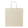 Agricultural waste 150 g/m2 paper bag with twisted handles - X large Ivory white | Not applicable | No Branding | not available | not available