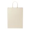 Agricultural waste 150 g/m2 paper bag with twisted handles - XX large Off white | No Branding | not available | not available